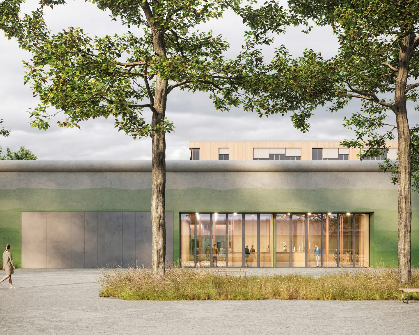 Pénitentiaire des Grands-Marais, Orbe, VD. Hildebrand Studios AG, Büro für Architektur und Städtebau, Zürich